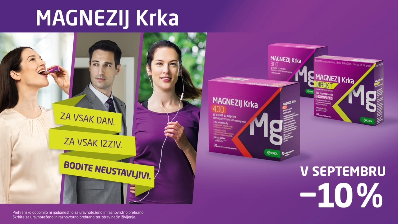 10% POPUST na Magnezij Krka 10% POPUST na Magnezij Krka